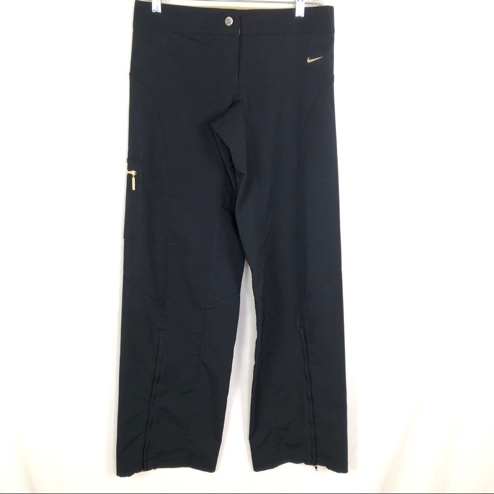 Nike black & gold dri-sphere pants